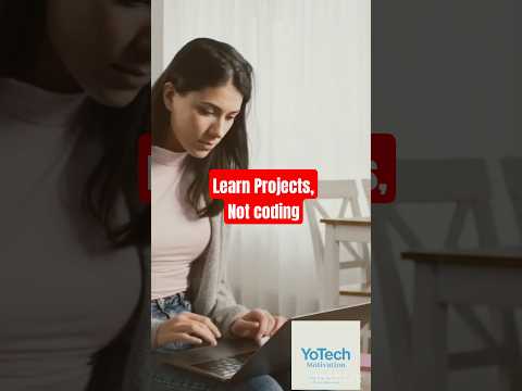 Learn projects, not just Theory!! #jobs #growthmindset #coding #trending