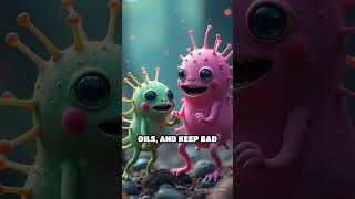 ELI5 Why Are Microbes on Your Face Right Now #aivideo #facts #sciencefacts #ai #science #shortsvideo