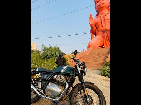 RE Continental GT British Green || Loud Exhaust || GFR Ride || Gursewal Exhaust || Ducati Monster821