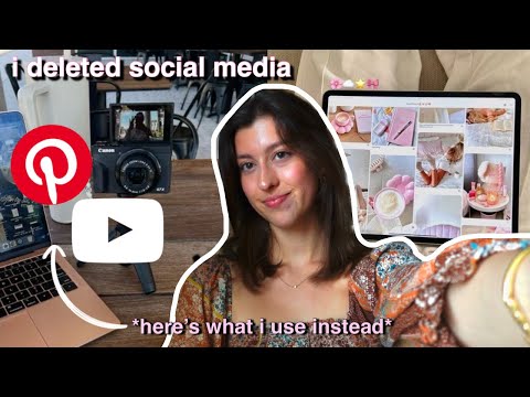 I deleted social media — Here's How I Use YOUTUBE & PINTEREST for Productivity & Intentional Living