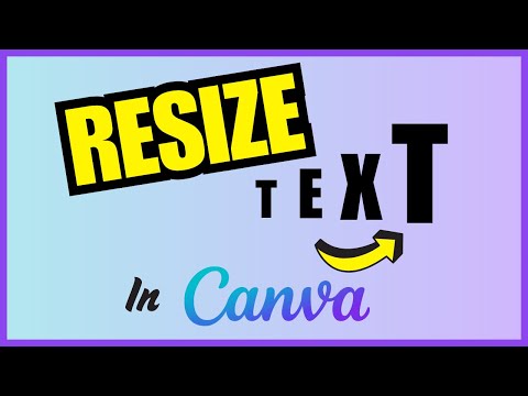 How To Resize Text In Canva
