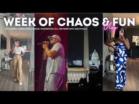 A WEEK OF CHAOS & FUN VLOG| PITT Homecoming, MUSIQ SOULCHILD MESSING UP, Winery, TRIP to DC & More