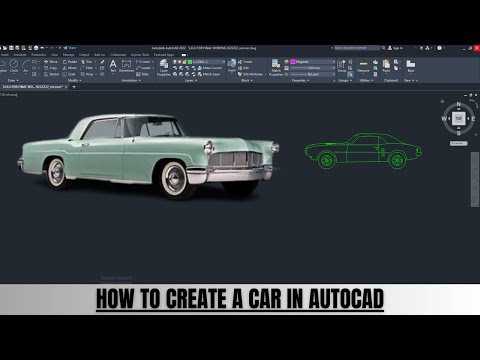 Car in AutoCAD/ how to create a car in AutoCAD.