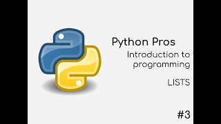 Python Pros ep. 3 | Lists