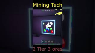(Roblox)Mining Tech  2 Tire 3 ores  #roblox #shorts #mining