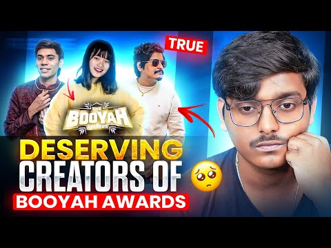 FREE FIRE BOOYAH AWARDS 2025😔 || WHY ALSO UNFAIR GARENA? || DESERVING CREATORS OF BOOYAH AWARDS🙂