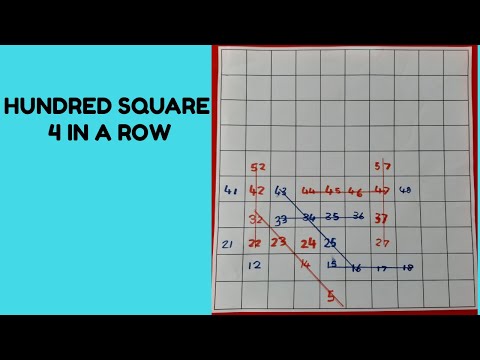Maths game -  4 in a row