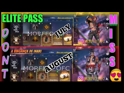 JULY😍 AND AUGUST😍 ELITE PASS  OP😎