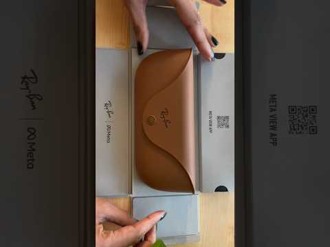Unboxing coolest smart AI glasses by Rayban Meta #asmr #luxury #unboxing #viral #rayban