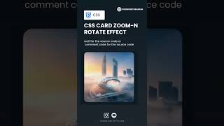 CSS card animation effects| CSS card hover effects  #shorts #cssanimation