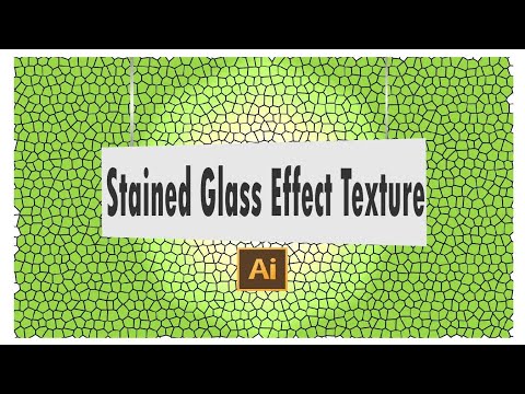 Stained Glass Texture Effect illustrator | Adobe Illustrator