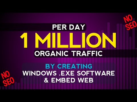 get organic traffic by creating and promoting windows .exe software