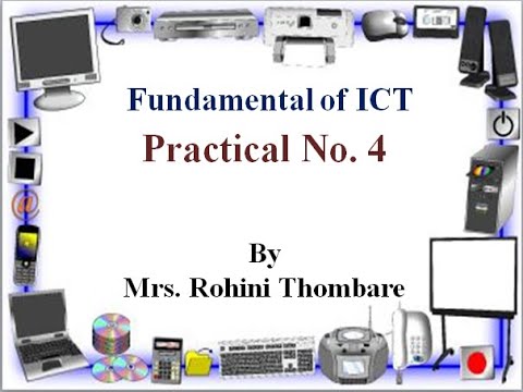 Practical No  4 | Fundamental of ICT | Bullets and Numbering in MS Word 2016