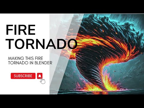 "Creating a Fire Tornado in Blender | Master Particles and Force Fields"