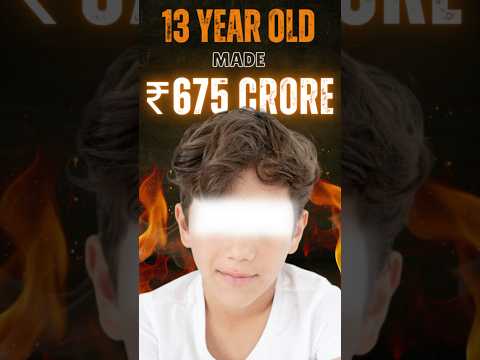 13 year old makes 675 Crores HOW ??😳 #shorts #trending #bitcoin #trading