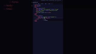Auto Complete in HTML 🔥😱 #shorts
