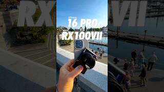 iPhone 16 Pro vs ソニー RX100VII