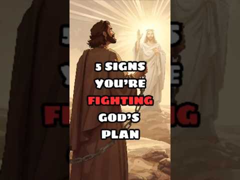 CHOSEN ONES: 5 Signs You’re Fighting God’s Plan #chosenones #spiritualgrowth #spiritualawakening