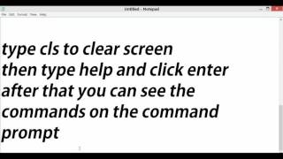 how to know all commands of command prompt