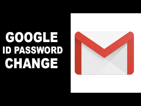how to change the password on google