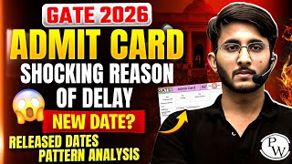 GATE 2026 Admit Card Delay? | Expected Date | Shocking Reason of Delay | Complete Trends Analysis