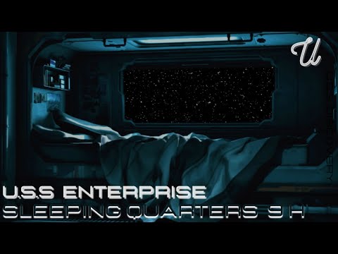 FAST SLEEP INSIDE THE NEW USS ENTERPRISE SLEEPING QUARTERS - Sleep 9 H