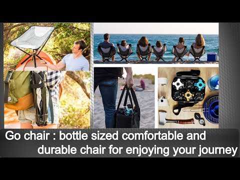 this outdoor camping folding chair called go chair can be best portable & comfortable camping chair