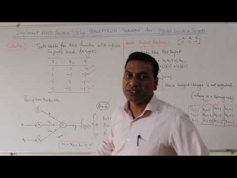 2. Implementation of AND function using PERCEPTRON model | Artificial Neural Networks
