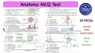 Anatomy MCQs, Upper limb MCQ, Lower limb MCQ, Thorax MCQ, General anatomy MCQ, Anatomy quiz