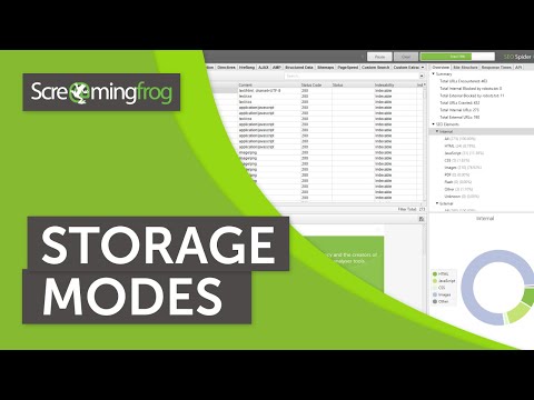 Storage Modes Guide - Screaming Frog SEO Spider