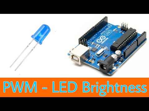 controlling brightness of LED using PWM ||  example of PWM