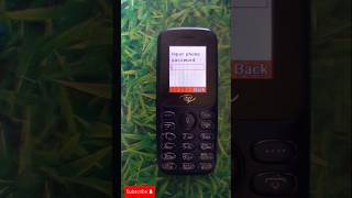 How to remove password from itel small button phone without Pc