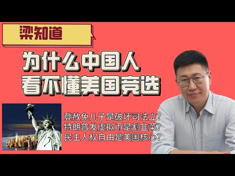 中国人对美国竟然如此陌生：从美国大选，看中国人百态。特朗普发币和拜登赦免儿子|梁知道心理解析室