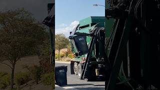 Heavy trash can #fail #garbagetruck #garbagetruckfail #trashbin #garbagecollection #wastemanagement