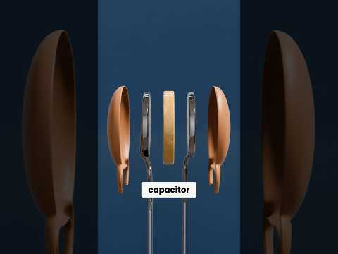 The Anatomy of Capacitors | How Capacitors Work #Shorts