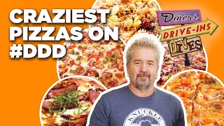 Top 20 Craziest Pizzas on #DDD w/ Guy Fieri (Extended) | Diners, Drive-Ins and Dives | Food Network