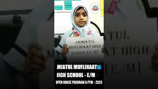 Jamiatul Muflihaat High School I Celebrating Learning, Growth, and Achievements I #schoolprogram