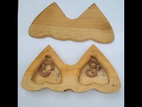 Amazing DIY Love heart shaped gift/jewelry boxmade  with a scroll saw: Great gift idea