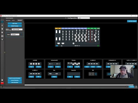 Barco E2   Create, Launch and Edit the Simulator