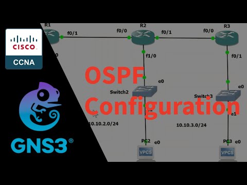 How to configure OSPF on GNS3