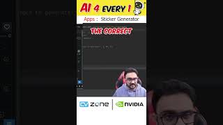 Creating a Sticker Generator App with AI | AI 4 every 1 #cvzone #ai #ai4every1