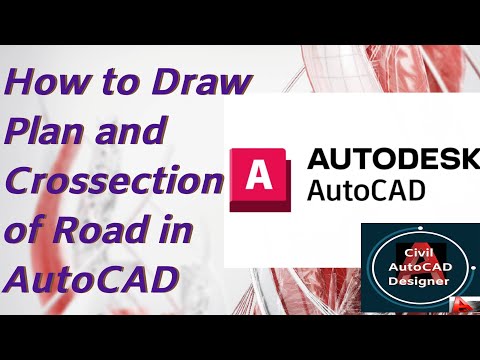 How to Draw Plan and Crossection of Road in AutoCAD