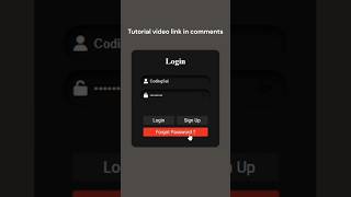 Login page #codingsai #loginpage  #tutorial