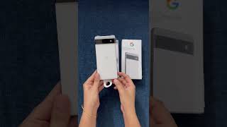 Unboxing Google pixel 6a (chalk 128 GB) (6 GB RAM)