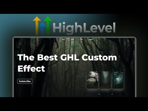 THE BEST Custom Effect for your GoHighLevel Website