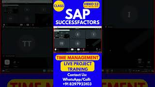 SAP SuccessFactors Time Management Training Online Class 52 4th Dec 2025 #sapsuccessfactorstraining