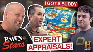 "I Got a Buddy!" (10 Expert Appraisals for Rare Items) | Pawn Stars