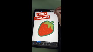 This week's challenge: design in a 1x1in square 🍓
