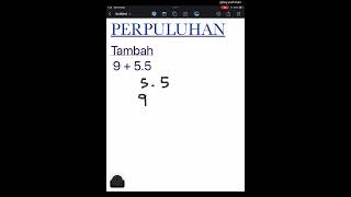 Tambah Perpuluhan Part 2 #maths #matematik #matematika #spm #studymaths #mathtricks #fyp #uasa