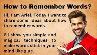 How to Remember Words || Improve Your English || Bookish English
